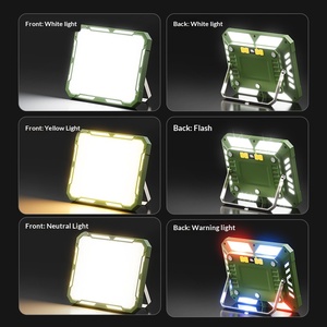 Luz LED recargable de tres modos ajustables, reflector portátil inalámbrico, con carga rápida USB para teléfonos móviles - Product Image 2