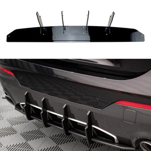 Bmw 4 Series Coupe G22 Rear Lip Spoiler Glossy Black Abs Rear Bumper Diffuser Modification - Product Image 1