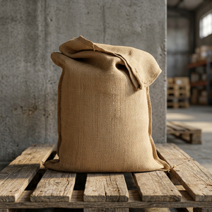 Sac en toile de jute naturel de qualité supérieure, très populaire, robuste et réutilisable pour le stockage et la manutention des légumes, fruits, graines et céréales - Product Image 1