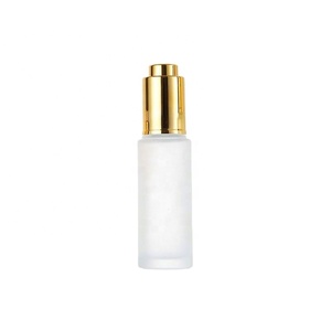 <b>10ml</b> 15ml 20ml 30ml 50ml Serum Cosmetic Packaging Transparent Empty Repair Essential Oil Glass Dropper <b>Bottle</b> with Drop - Product Image 1
