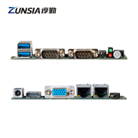 Placa BASE DE PC Industrial Zunsia Intel Elkhart Lake J6412 4G/WIFI DDR4 2 * LAN 6 * Com X86 placa base Nano Itx sin ventilador