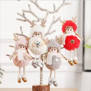 2020ハンギングレッグラブエンジェルペンダントぬいぐるみ小さな人形ホットセールクリスマス新しい装飾