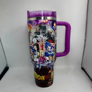 Gobelet isotherme en acier inoxydable de 40 oz de la marque STAN * avec impression laser de style dessin animé, grande capacité, emballage cadeau, gobelet pour boissons glacées - Product Image 4