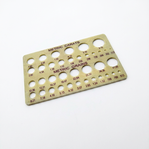 Outil de bijouterie en acier inoxydable de haute qualité, prix de gros attractif, jauge professionnelle pour diamants et perles - Product Image 1
