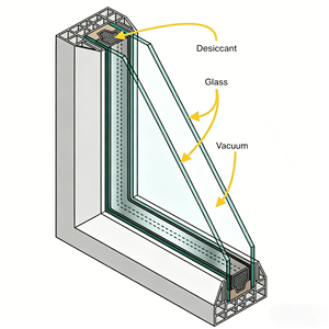Verre <span class=keywords><strong>isolant</strong></span> trempé incurvé triple <span class=keywords><strong>vitrage</strong></span> 8 mm Low-E pour mur-rideau de bâtiment, économie d'énergie - Product Image 3