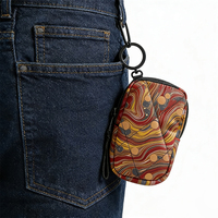 Porte-monnaie matelassé mini personnalisé en sublimation, haute qualité, mignon, pour pièces de monnaie, avec fermeture éclair en nylon pour rouge à lèvres