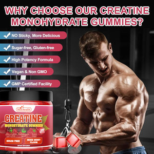 Tout-en-un Créatine Monohydrate Gummies <span class=keywords><strong>Preworkout</strong></span> - Muscle Gain & Energy <span class=keywords><strong>Booster</strong></span> | Supplément Santé Gummies Wholesale - Product Image 4