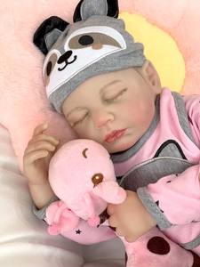 Muñecos Reborn Menina Platino Niño Afroamericano de 16 Pulgadas Sólido Encantador - Product Image 4