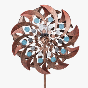 Nouvelle Arrivée : Sculptures de Jardin Extérieures Modernes en Métal, Éoliennes à Pédales, Faites à la Main, Revêtement Poudré – Meilleures Ventes - Product Image 1