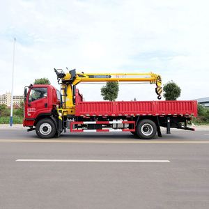 Grue montée sur camion Shacman 8 tonnes à conduite gauche/droite pour la construction et le transport en Afrique - Product Image 2