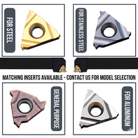 External Threading Tool Holder CNC Lathe Turning Tool SER/SEL Series 11ER/16ER Inserts OEM Alloy Steel HRC45