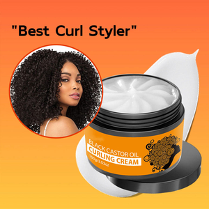 Crème Coiffante Bouclante Élastique <span class=keywords><strong>pour</strong></span> <span class=keywords><strong>Cheveux</strong></span> Frisés – Protection et Hydratation <span class=keywords><strong>pour</strong></span> des Boucles Douces et Non Définies - Product Image 4