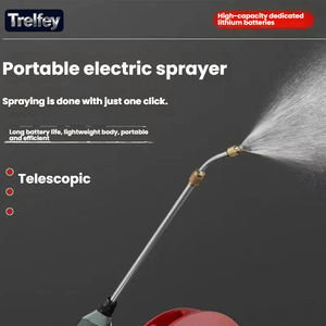 بخاخ حدائق محمول بسعة 8 لتر مع ضغط قابل للتعديل للعشب وأحواض الزهور والحدائق الزراعية - Product Image 3