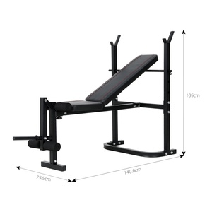 <span class=keywords><strong>Banc</strong></span> multifonctionnel pliable et réglable en acier, équipement de musculation tout-en-un pour la maison, <span class=keywords><strong>banc</strong></span> de musculation, rack pour haltères et barres, rack à squats - Product Image 1