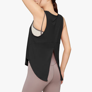 Vêtements de yoga pour femmes, veste en maille, haut sexy ample et respirant, pantalon de sport, ensemble de vêtements de fitness, été - Product Image 2