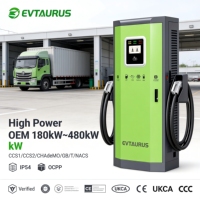 Chargeur EV DC IP54 180 kW 240 kW 320 kW, station de recharge pour véhicules électriques EVSE, chargeur de voiture GBT CCS2 Chademo, chargeur rapide DC pour véhicules électriques