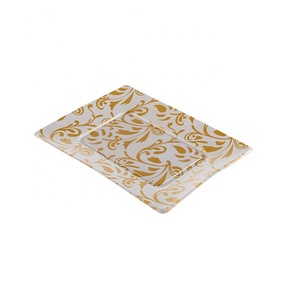 Nouveauté 2024, élégante vaisselle jetable en plastique rigide, assiettes en plastique noires pour mariage, <span class=keywords><strong>service</strong></span> <span class=keywords><strong>de</strong></span> gâteaux pour restaurant, fête, cuisine, vente en gros - Product Image 5