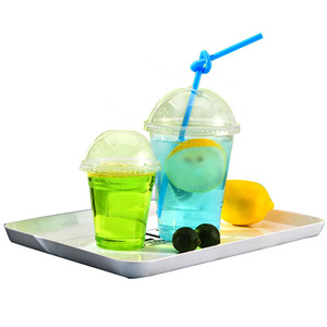 Bicchieri Satinati all'Ingrosso per Matrimoni, Bicchieri Personalizzati in PET con Coperchi per Bubble Tea e Caffè - Product Image 5