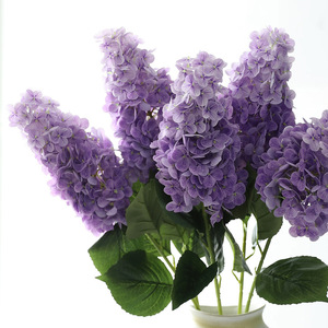 Flor de <span class=keywords><strong>Hortensia</strong></span> de Látex de Alta Calidad BF-HG22, Color Verde, Tacto Real, <span class=keywords><strong>Hortensia</strong></span> <span class=keywords><strong>Lila</strong></span> para Decoración de Bodas, Centro de Mesa para Fiestas en Casa - Product Image 1