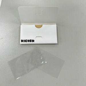 Papier à rouler transparent en cellulose organique avec logo OEM personnalisé pour fumer - Product Image 5