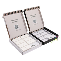 Boîte d'emballage pour pilules en carton écologique avec lamination mate et insert en carton personnalisé avec conception gratuite