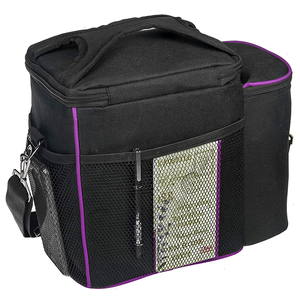 Ensemble de boîte de sac de repas isotherme à plusieurs compartiments portable personnalisé à deux étages sac isotherme à déjeuner avec récipient pour aliments - Product Image 5