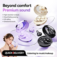 Nouveauté 2026 M181 Écouteurs sans fil TWS OWS à clipser, à oreille ouverte, Bluetooth V6.0, pour le sport, avec miroir de maquillage