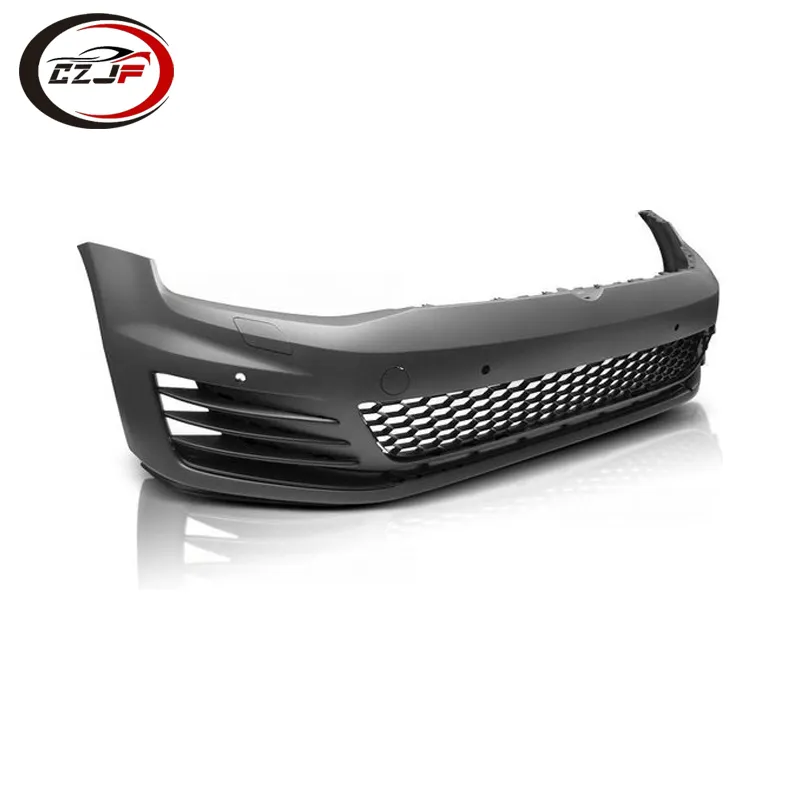 CZJF Pare-chocs avant de haute qualité pour VW GOLF 7 MK7 GTI 2012 2013 2014 2015 2016 2017 5G0 807 217 BN/BP/BS/BT