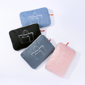 Wholesale Duffle <strong>Bag</strong> Custom Logo Large Capacity Waterproof Solid Color Foldable Outdoor Travel <strong>Bags</strong> for Clothes Storage - Product Image 1