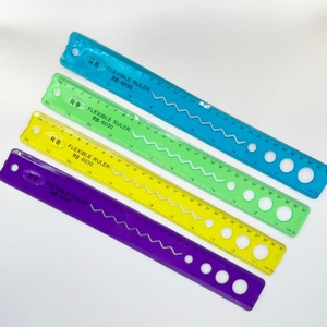 Regla Flexible Transparente de Plástico con Escala Clara para la Escuela y la Oficina, Gran Venta 2024 - Product Image 2