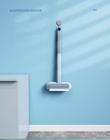 4-in-1 Multifunktionaler Tierhaar-Entferner Plastik-Reinigungsbürste Selbstreinigende Haar-Fenster-Reinigungsbürste