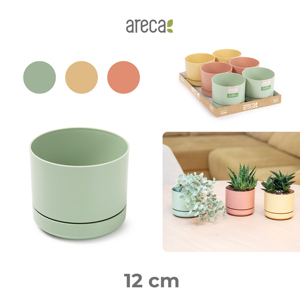 Vasi per Areca 12 Cm in Plastica Colori Assortiti Decorazione Casa - Product Image 1