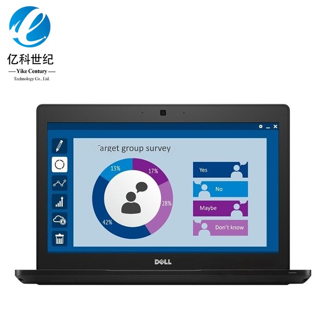 Hot Selling Dell Latitude E5280 Business Used Laptop I5-7200U 16GB 512GB 12.5-Inch IPS 1366*768 Office Home Second Hand Laptop