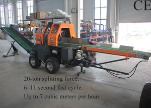 Procesador <span class=keywords><strong>de</strong></span> <span class=keywords><strong>Leña</strong></span> <span class=keywords><strong>de</strong></span> 20T a Gasolina, 18HP, Hidráulico, Automático, con <span class=keywords><strong>Cuña</strong></span> Ajustable <span class=keywords><strong>de</strong></span> 4/6 Vías - Product Image 4