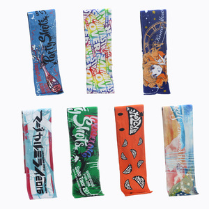 Serviette de sport 20x110 cm en pur coton absorbant la transpiration, imprimée de dessins animés, pour événements sportifs et fitness, impression personnalisée disponible - Product Image 2