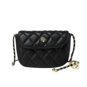 All-Match Preppy Style Women's Fashion <b>Mini</b> Leather <b>Backpack</b> Shoulder Purses with Geometric Pattern Vintage Decorative Chain - Product Image 1