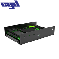 Diseño de Fabricación de Cajas de Chapa Metálica, Carcasa Negra Industrial para Electrónica, Chasis de Servidor de Montaje en Rack de 19 Pulgadas y 3U