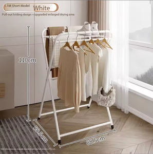 Porte-chapeaux pliable en métal pour la maison, le balcon, la chambre – Gain de place, facile à utiliser - Product Image 4
