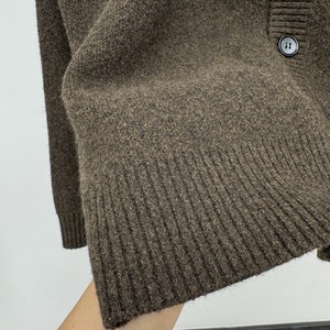 Cardigan Pull Décontracté Doux et Chaud pour Homme OEM ODM avec Logo Jacquard Style Streetwear - Product Image 6