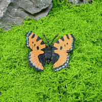 Modèles d'insectes et d'animaux en PVC pour assemblage transfrontalier, ornements de simulation : Papillon, Coccinelle à sept étoiles, Scorpion, Sauteuse, Mille-pattes
