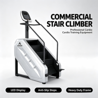 Machine à grimper les escaliers professionnelle, robuste, avec plateforme rotative, équipement de fitness cardio pour salle de sport