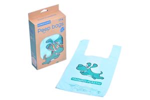 Factory Durable Custom Green Eco Friendly Scented Disposable Pet Dog Poop <b>Bags</b> Biodegradable with Dispenser for Dogs - Product Image 2