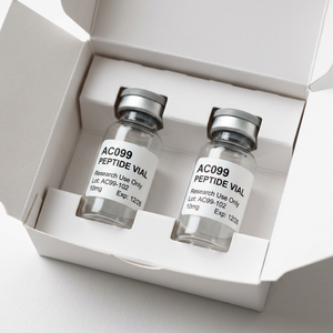 Professional 10-Vial Peptide Folding Box Gold Band Clinical Edition White Cardboard <b>Packaging</b> for 2ml 3ml Empty Glass Vials - Product Image 6