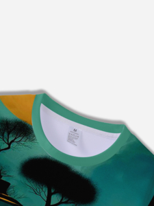 Sublimazione stampa trasferimento di calore t-Shirt bianche personalizzate Logo Interlock Casual sport traspirante 100% in poliestere tinta unita camicia da uomo - Product Image 4