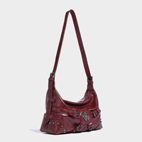 Disponible petit quantité minimale de commande PU Cool sac à main pour filles OEM sangle réglable fermeture éclair fronde sacs à main 2025 nouvelles dames épaule sacs à main