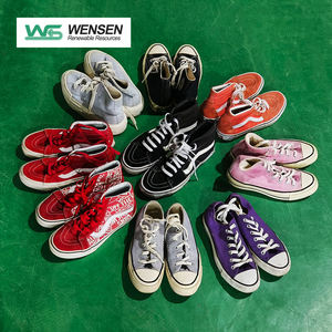 Zapatillas de Lona de Moda para Hombre con Cordones, Calzado Casual con Suela de Goma Antideslizante, Estilo Converse y Vans Usados - Product Image 3