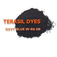 Colorants TERASIL, TERASIL BLEU MARINE W-RS GR, colorant dispersé utilisé pour la teinture des tissus en polyester, colorant textile, colorant à haute résistance