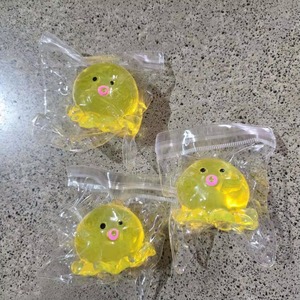 Wholesale Jellyfish Octopus Squishy Toy-Sticky New Design Maltose Small Octopus Squeeze Toy <b>Glitter</b> Animal Stress Relief Toy - Product Image 6