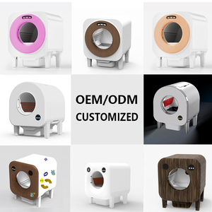 <span class=keywords><strong>Robot</strong></span> automatique intelligent de nettoyage de litière pour chat avec contrôle APP de grande capacité de 68L pour plusieurs chats - Product Image 5