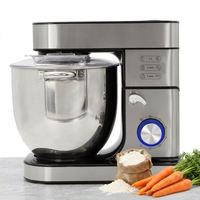 Mixer Kue Makanan Stainless Steel Terbaru Berkualitas Tinggi Pengolah Makanan Dapur 2000W Stand Mixer Dengan Mangkuk 6 Liter